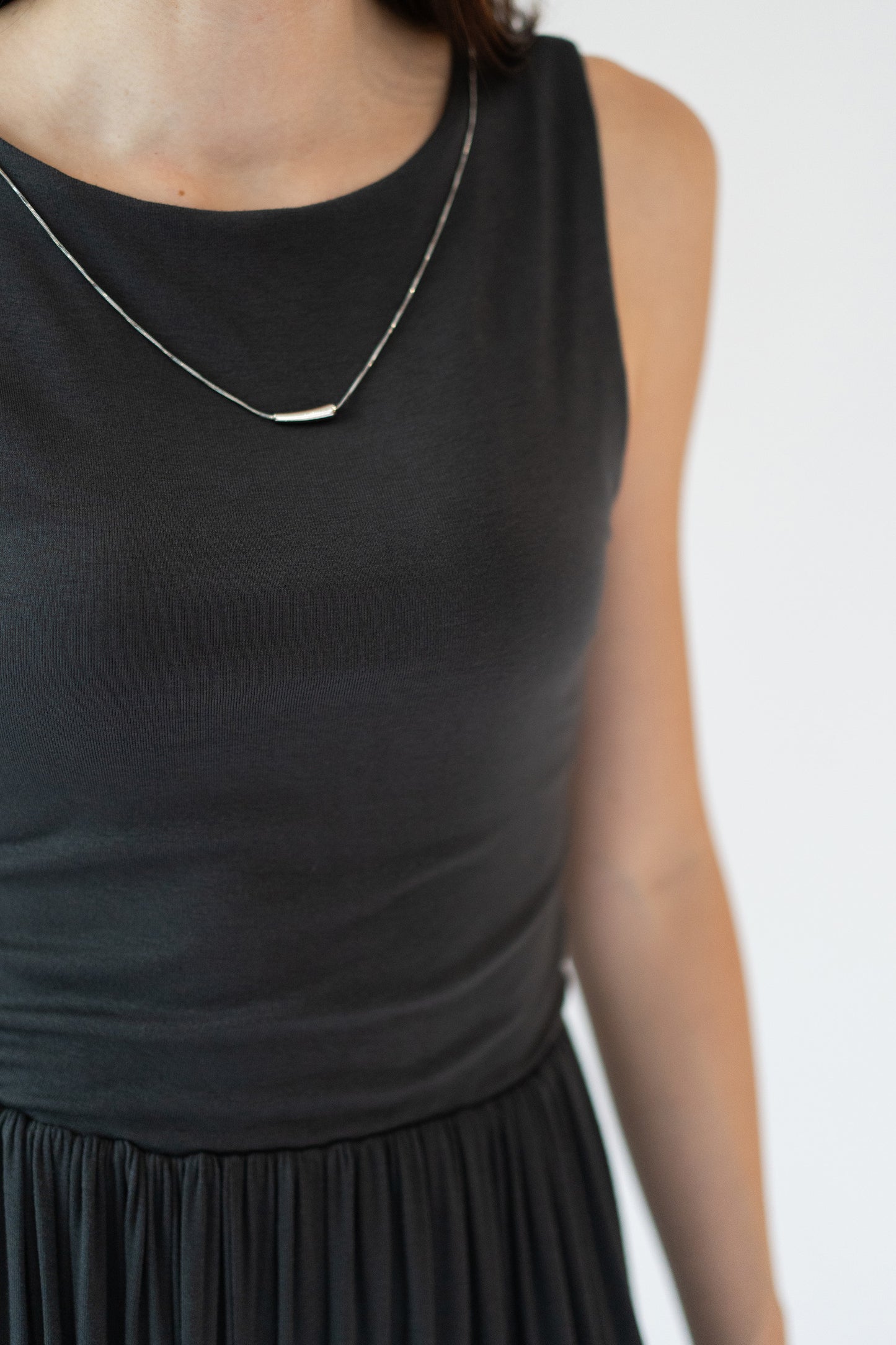 Sleeveless Mary Jane Blouson Dress