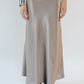 Satin Trumpet Maxi Skirt