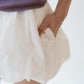 Pocketed Bubble Miniskirt