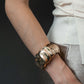 Golden Pounded Bangle