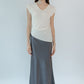 Satin Trumpet Maxi Skirt