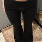 Low-Rise Flare Pants
