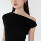 Off Shoulder Asymmetrical Top