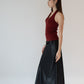 Satin Trumpet Maxi Skirt