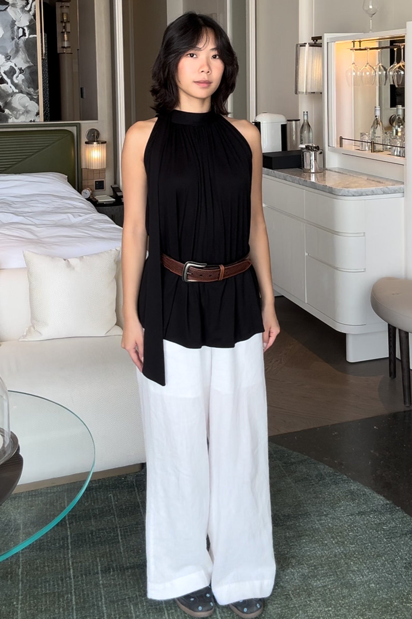 Scarf Neck Top