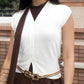 Open Front Blouse